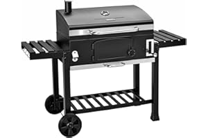 TAINO HERO XXL Smoker Barbecue au charbon de bois sur roulettes