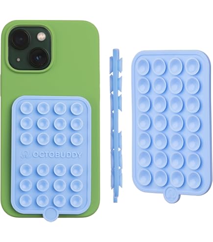 Coque de téléphone en silicone avec support adhésif mains libres, support solide pour selfie et vidéo pour la plupart des modèles de téléphones