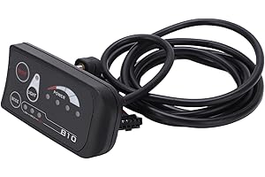 BuyWeek Display per Bicicletta Elettrica Pannello di Controllo, 36V 48V S810 Plastica per Manubri da 22,2 mm