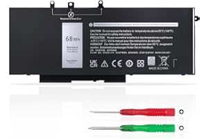 KXRSII 68Wh GJKNX Batterie pour Dell Latitude 5580 5480 5280 5288 5290 5488 5590 5591 5490 5491 5495 E5480 E5580 E5490 E5590 Precision 15 3520 3530 GD1JP DY9NT 5YHR4 FPT1C KCM82 MT31P 451-BBZG