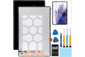 ZTOOYO Für Samsung Galaxy Tablet S7 FE Bildschirm Ersatz für Samsung Tab S7FE Ersatzbildschirm SM-T738 T730 LCD Display Digitizer Touchscreen Assembly 12,5 Zoll Schwarz