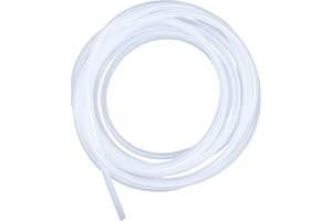 Silicone Tube Food Grade Hoses 4mm ID x 6mm OD 5m, LAVMHAB Flexible Silicone Rubber Tubing Water Air Pipes Clear
