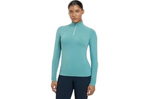 LeMieux Halle Lightweight Base Layer - UV30+ Cooling Under Layer - Ventilated Mesh Under Sleeves - Womens Riding Top