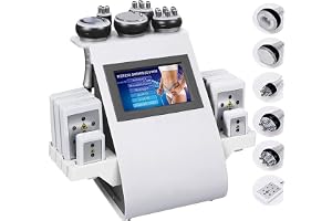 JKYWOL 40K ultraljuds kavitationsmaskin, 6-i-1 kroppsskulpteringsmaskin, professionell hudlyft, radiofrekvensmassage, multipo