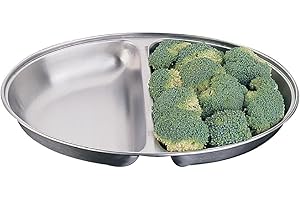 Olympia Oval 12" Vegetable Dish Stainless Steel Serving Plate Tableware