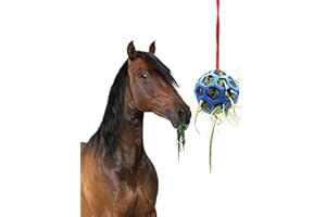 DEQUATE Futterspielball Pferd, Pferdespielzeug Für Die Pferde, Pferdeball, Pferde Spielzeug Für Echte Pferde, Hängen Fütterungskugel Für Pferd Belastung Stress, Pferd Behandeln Ball Heu Feeder Spielzeug