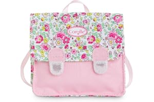 Corolle Mochila de Flores para muñeca Ma, Color Rosa, Large (9000212340)