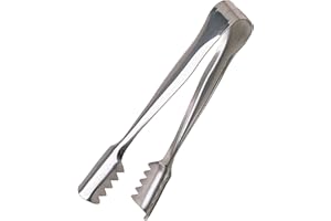 BAR CRAFT Barcraft Pince à Glace, Acier Inoxydable, 16 cm (6"), Argent