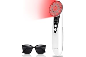 HOTTOERAK Lampara Infrarrojos Fisioterapia, 660nm & 850nm Red Light Therapy, 3 Modos Luz Roja Terapia con Temporizador, Lampara Infrarrojos Terapia para el Alivio del Dolor para el Cuerpo/Mascotas