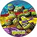 Produktbild Runder Teenage Mutant Ninja Turtles Tortenaufleger aus Oblate: Bedrucktes Esspapier Motiv-2 mit Comic-Helden als Tortendeko für den Kinder-Geburtstagskuchen.