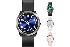 SOCICO Kinderuhr Analog, 5ATM/50M Wasserdicht Armbanduhr Kinder Mädchen Jungen Teenager, Leicht Lesbar Kinder Quartz Minimalistisch Uhren für 9-18 Jahre