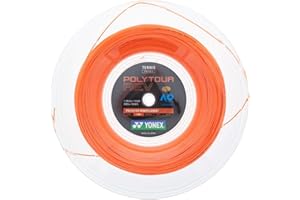 YONEX Poly Tour Rev 200M Rolle Tennis Rotolo di Corde 200M Monofilamento Arancione