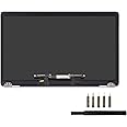 FTDLCD® Replacement for Apple Macbook Pro 13" A1706 A1708 LCD Screen Display Complete Assembly (Silver)