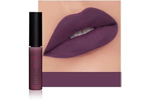Anifer Velluto opaco rossetto liquido trucco di lunga durata e usura impermeabile, non Stick Cup Lip Gloss, (viola 632)