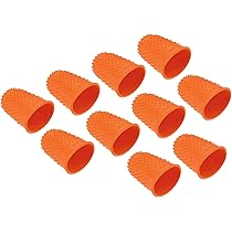 PATIKIL Silikon Fingerkuppen 12 Stück - Rutschfester Fingerschutz