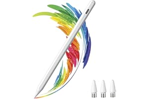 LáPiz para Tablet Universal, Taiyongkang Lapiz Tablet Compatible con iPad iPhone Lenovo Samsung Huawei Movil, Fast Charge Lapiz Tactil, MagnéTica Pencil Tablet, Apagado AutomáTico Stylus Pen (Blanco)