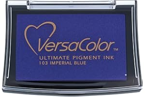 Tsukineko Versacolor Tampon encreur d’Encre pigmentée Bleu Roi