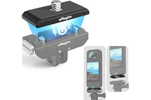 LICHIFIT Soporte de extensión de tornillo de 1/4 de pulgada para Insta360 Ace/Ace Pro para Insta360 X4 / X3 para GoPro Hero 12/11 Camera Base de metal Soporte Adaptador Accesorios