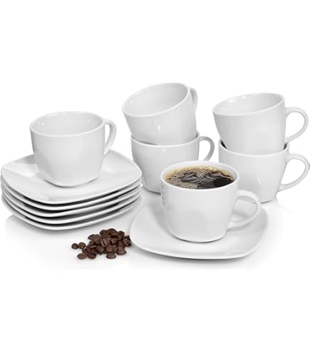 Espresso Kopjes Little Man Kop en Schotel - set van 6 stuks - Bialetti - | Groningen