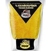 Wiforte Oto Araba Yıkama Silme Eldiveni - Mikrofiber Ara&ccedil; Yıkama Bezi, Mavi Renk, Y&uuml;ksek Emicilik ve &Ccedil;iziksiz Temizlik i&ccedil;in İ