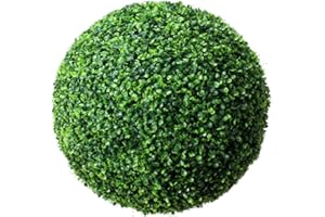 Hilai Boule de buis, Balle topiaire de Feuille Artificielle Fake Plante Plant Vert Green Decoration Home Decoration 37 cm Plantes artificielles