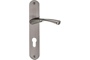 QUINCADECO Home Friendly 111331 Coralie Poignée de porte Nickel Mat