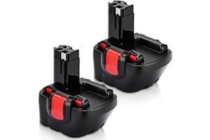 TOPBATT 2 X 12V 3600mAh NI-MH batería BAT043 de Repuesto para Bosch batería BAT045 BAT139 BAT120 2607335709 2607335274 2607335542 2607335526 GSR 12-2 12VE-2 PSR 12 22612 32612 213VE12SB GSR