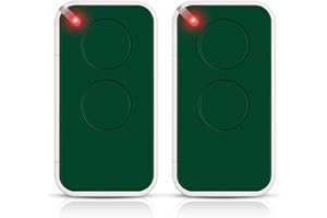 MR20GA Era Inti 433,92MHz Telecomando Cancello Universali, 2 Pezzi Radiocomando a 2 Canali, Compatibile con Apricancello e Garage, Verde