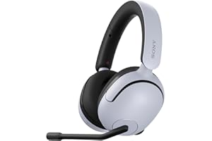 Sony INZONE H5 - Cuffie gaming wireless, Suono spaziale a 360 gradi per il gaming, Vestibilità comoda, Durata della batteria 28 ore, Bassa latenza, Microfono con AI, Compatibili con PC e PS5-Bianco