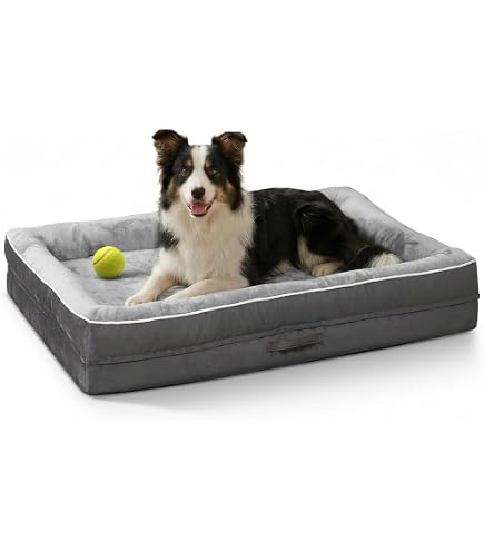 hundebett metall Hundebett grau aus Baumwolle  Wilma Stone Grey