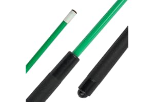 ‎SPORTIME Sportime Fiberglas-Queue | 140 cm Billardqueue aus Glasfaser + Kunststoffgriff | Einteilig, 12 mm Spitze, 580 g, Grün o. Schwarz | Langlebig, bruchsicher, strapazierfähig