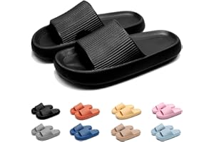 Geweo Męskie Damskie Buty Basenowe Letnie Antypoślizgowe Kapcie Pod Prysznic Szybkoschnące Sandały Prysznicowe Na Platformie Wewnątrz i Na Zewnątrz Cloud Pillow Slippers