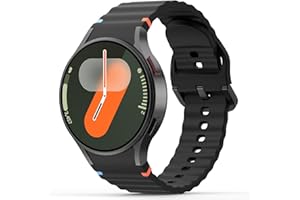 JIAMUS 20mm Sportarmband Kompatibel mit Samsung Galaxy Watch 7 Armband 40mm 44mm,Sport Silikon für Galaxy 6/5/4/FE 40mm 44mm/6 Classic 47mm 43mm/4 Classic 42mm 46mm/ 5 Pro 45mm Damen Herren