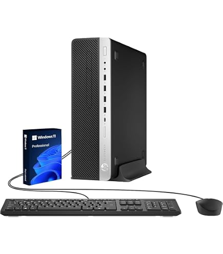 HP ProDesk 400 G4 SFF Desktop PC, Intel Core i5-7500T, 8GB RAM