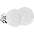 CreaTable Mini Patisserie Tortenplatten-Set, 4-teilig – Glas Mit Glocken, Spülmaschinenfest
