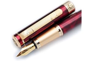 CZXWYST Picasso 902 Boîte d'origine pour stylo plume Gentleman Collection (Cornaline, Plume M)