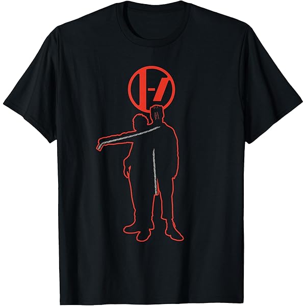 Rock Off Twenty One Pilots T Shirt Back To Back Trench Band Logo