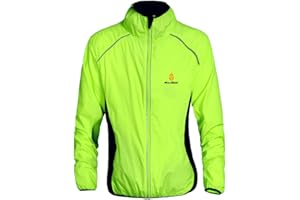 ‎WOSAWE WOSAWE Herren-Fahrradjacke Winddichte wasserdichte MTB Mountainbike Jacket Für Radfahren, Joggen & Wandern