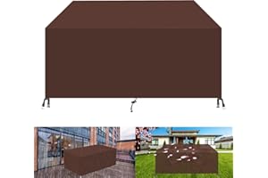FSMYYXGS Funda para Muebles de JardíN Rectangular 420D Oxford,Impermeable Cubiertas Mesa Externo,Funda Protectora para Mesa de Comedor,para Mesa Silla Muebles,Sofa