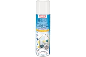 Beaphar – DIMETHICARE – Spray et diffuseur Automatique Stop parasites pour l’Habitat Jusqu’à 80m2 – 2 Modes de Diffusion – Contre puces/tiques/poux – sans Pesticide et Insecticide Chimique – 250ml