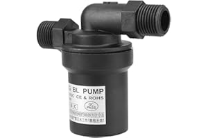 Fydun Solarna wysokotemperaturowa pompa wodna 12 V 10 W DC bezszczotkowa pompa wodna do pompowania cyrkulacyjnego