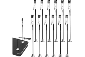 YGKYMVW Lutowanie trzeciej ręki z podstawą magnetyczną, 12 sztuk pomocnicza dłoń z elastyczną łabędzią szyją, regulowana 360 stopni, pomoc w lutowaniu, trzecia ręka, akcesoria modelarskie do lutowania