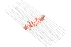 QUARKZMAN Résistances Thermistances Ntc de 10K Ohm x 20Pcs, Capteurs de Température Scellés en Verre, Coefficient Thermistances pour Équipements de Climatisation