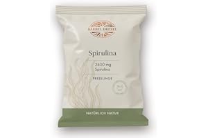 ‎BÄRBEL DREXEL Spirulina Presslinge, 650 Tabletten hochdosiert ohne unnötige Zusätze. Mineralstoffe, Aminosäuren, Proteine, Beta-Carotin, Vitamin B12. Blaualgen aus Californien. Natur-Labor BÄRBEL DREXEL®
