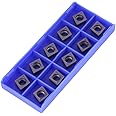 10pcs CNC Carbide Insert Cutter Indexable Lathe Milling Inserts Turning Tools with Box CCMT09T304 VP15TF for Regular Steel