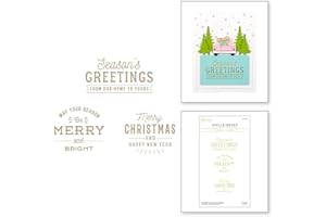 Spellbinders Auguri di Natale essenziali