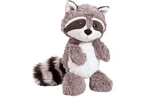 UZSXHJ Peluche de Mapache Peluche Muy Suave Relleno de algodón PP Almohada Abrazadora, Figura Esponjosa, cojín de Peluche, Regalo para los Fans del Fans 28 cm