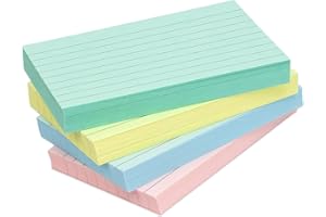 Summit Flash Cards, Revision, 400 Pack Record Cards, 125 x 75 mm, Assorted