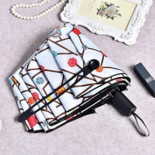 Umbrella Ultra Light Shade Anti-Ultraviolet Lady Folding Clear Dual-Purpose Sunscreen Black Plastic Umbrella