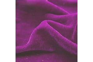 MUYUNXI Tissu Velours Costumes Et Travaux Manuels Par The Yard 160 Cm De Large Vendu Au Mètre(Color:Rose pourpre)